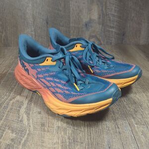 Hoka One One Womens Speedgoat 5 1123158 BCCML Blue Running Shoes Sneakers 7.5 B